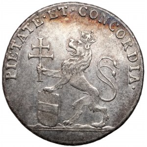 Austria, Leopold II, Żeton koronacyjny 1791 (ø24mm) - na króla Czech