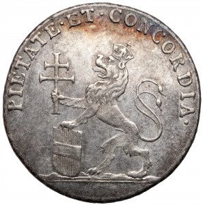 Österreich, Leopold II., Krönungsjeton 1791 (ø24mm) - auf die böhmische Krönung