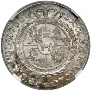 Poniatowski, Złotówka 1766 FS - piękna