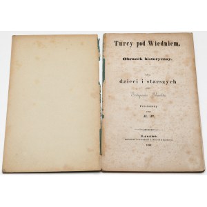 Turcy pod Wiedniem - obrazek historyczny dla dzieci..., Schmidt 1861