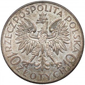 PRÓBA 10 złotych 1933 Sobieski - b. rzadka