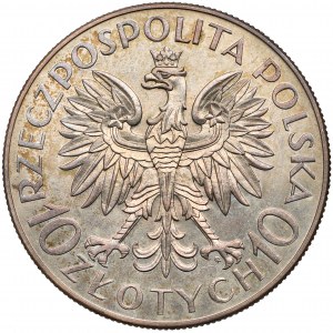 Próba 10 złotych 1933 Traugutt - piękna