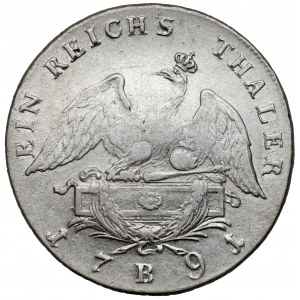 Śląsk, Fryderyk Wilhelm II, Talar 1791-B Wrocław