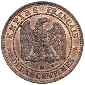 France, Napoleon III, 2 centimes 1854 BB