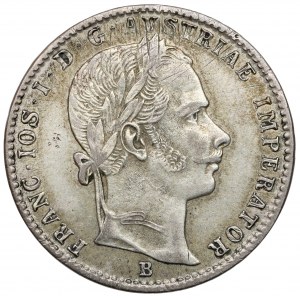 Austria, Franciszek Józef I, 1/4 florena 1859-B, Kremnica