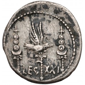 Republika, Marek Antoniusz (32-31 p.n.e.) Denar legionowy