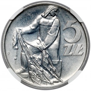 Rybak 5 złotych 1971