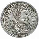 Zygmunt III Waza, Trojak Olkusz 1597 - PIĘKNY