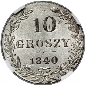 10 groszy 1840 MW - piękne