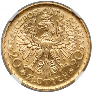 20 złotych 1925 Chrobry - piękne