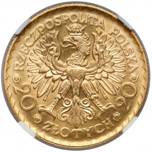 20 złotych 1925 Chrobry - piękne
