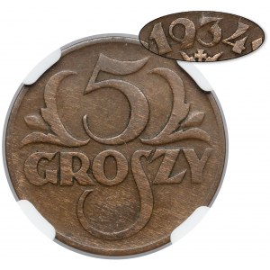 5 groszy 1934 - rzadkie