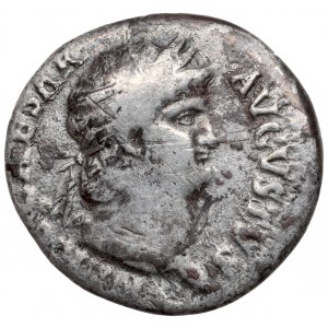 Neron (54-68 n.e.) Denar - AVGVSTVS AVGVSTA