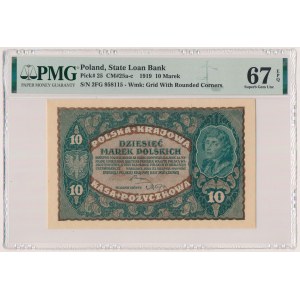 10 mkp 1919 - II Serja FG (Mił.25c)
