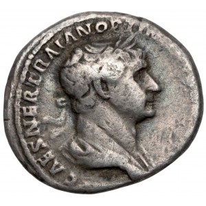 Trajan (98-117 n.e.) Denar - Sol - Rzadkość