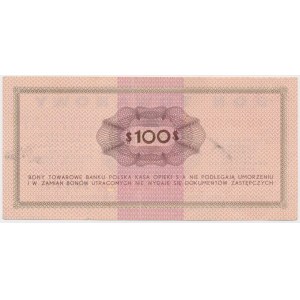 PEWEX, Przeróbka z 1$ na 100$ 1969 FD - fałszerstwo z epoki - czerwony