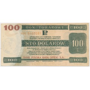 Falsyfikat z epoki PEWEX 100 dolarów 1979