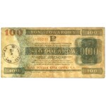 Falsyfikat z epoki PEWEX 100 dolarów 1979