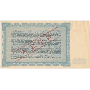Bilet Skarbowy WZÓR Emisja I - 10.000 zł 1945