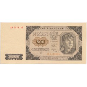 500 złotych 1948 - AH