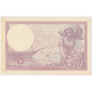 France, 5 Francs 1928