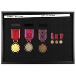 Krzyże Zasługi - KOMPLET klas - z miniaturkami i baretkami