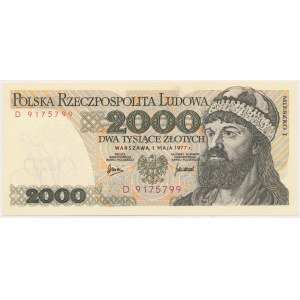 2.000 złotych 1977 - D