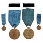 Medal X-lecia Odzyskanej Niepodległości - zestaw (6szt)