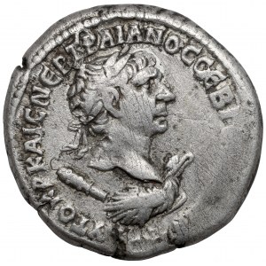 Trajan (98-117 n.e.) Tetradrachma, Antiochia