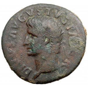Oktawian August (27 p.n.e.-14 n.e.) Dupondius pośmiertny - wybity za Tyberiusza (14-37 n.e.)