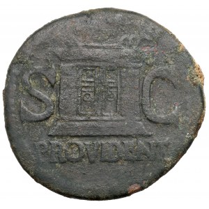 Oktawian August (27 p.n.e.-14 n.e.) Dupondius pośmiertny - wybity za Tyberiusza (14-37 n.e.)