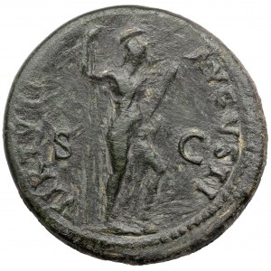 Domicjan (81-96 n.e.) Dupondius - Virtus