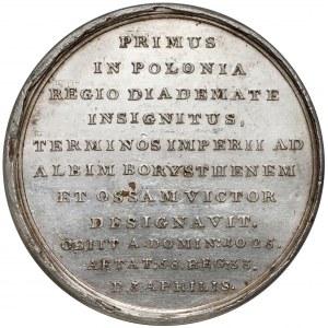 Medal SUITA KRÓLEWSKA - Bolesław Chrobry - SREBRO - piękny