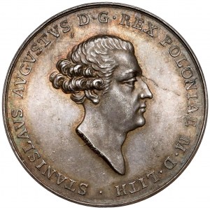 Poniatowski, Medal koronacyjny 1764 r. (Pingo) - piękny