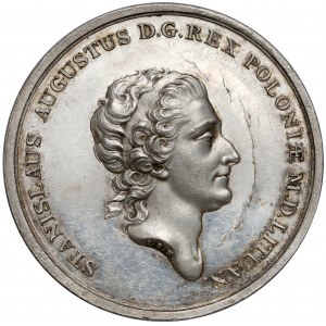 Poniatowski, Medal 1782, Onufry Orłowski - 1 z 5 - RZADKOŚĆ