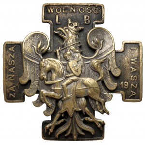 Odznaka Pamiątkowa - Dywizja Litewsko-Białoruska Za Naszą Wolność i Waszą 1919