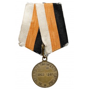 Rosja, Aleksander II, Medal za stłumienie Powstania Styczniowego 1864