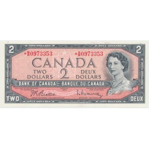 Kanada, 2 Dollars 1954 - replacement (seria zastępcza)