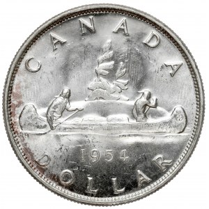 Canada, Elizabeth II, Dollar 1954