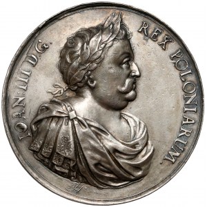 Jan III Sobieski, Medal Zwycięstwo pod Wiedniem 1683 (Höhn) RZADKI