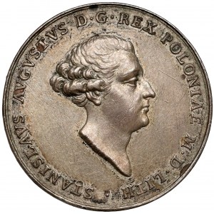 Poniatowski, Medal koronacyjny 1764 r. (Pingo) - srebro