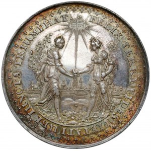 Władysław IV Waza, Medal Rozejm w Sztumskiej Wsi 1635 (1642) - rzadka wersja stempla