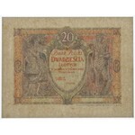 DRUK PRÓBNY awersu 20 złotych 1926