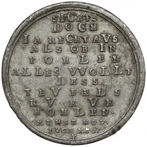 Medal SZYDERCZY wyboru Stanisława Leszczyńskiego na króla 1733