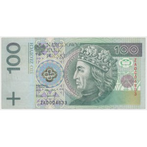 100 złotych 1994 - ZA - seria zastępcza