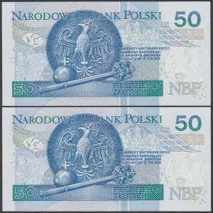 50 zł 2017 - BJ 0000600 i 0000700 (2szt)