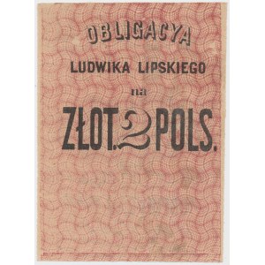 Piskorów, Ludwik Lipski, 2 złote 1863