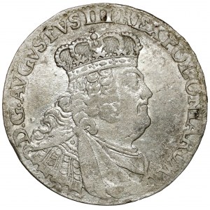 August III Sas, Szóstak Lipsk 1755 EC - szerokie