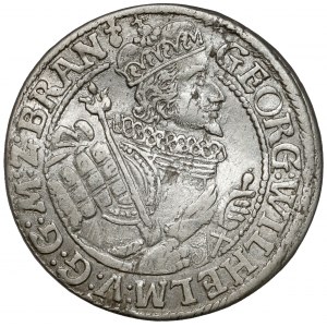 Prusy, Jerzy Wilhelm, Ort Królewiec 1622 - znak na Aw. i Rw.