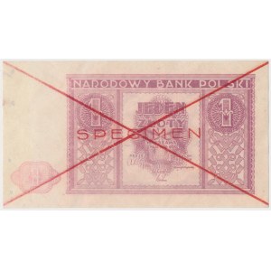 1 złoty 1946 - SPECIMEN